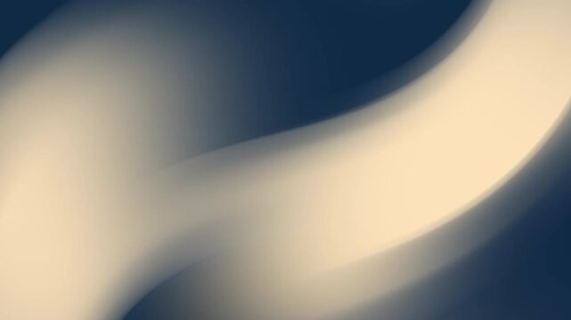 Elegant navy blue and warm beige abstract gradient with smooth flowing motion, creating a premium animated background for luxury branding, business, technology, and digital media