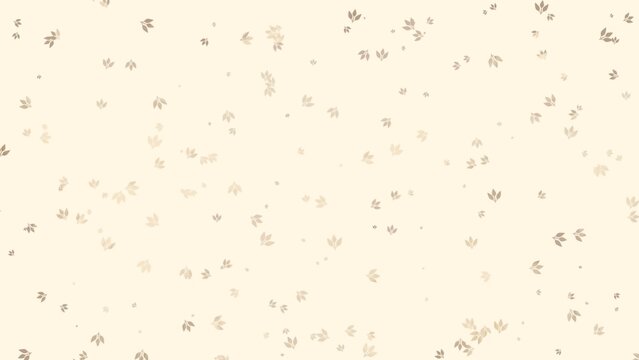 Mini leaves background with place for your text