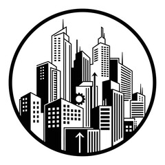 Obraz premium Cityscape Icon