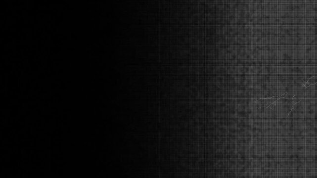 Abstract digital glitch overlay with static noise and flickering patterns for cinematic background.