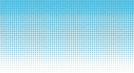 Fototapeta premium Halftone Gradient Background - A Serene Blend of Blue and White.