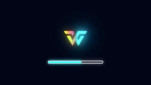 Loading Bar Logo Reveal for Tech Startups and Gaming Channels