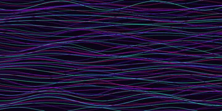 Abstract colorful digital glitch wave pattern art Vector, illustration