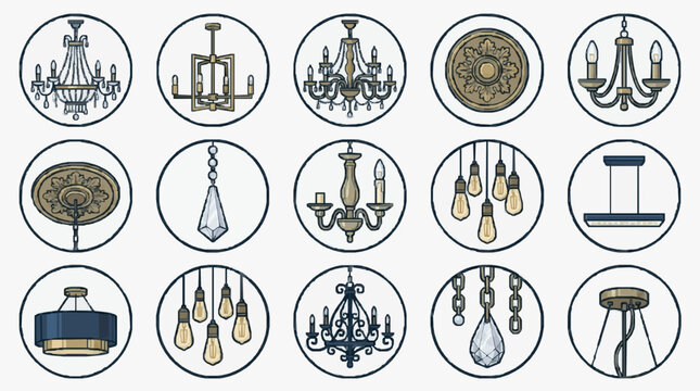 Vintage Lighting Fixtures Collection.