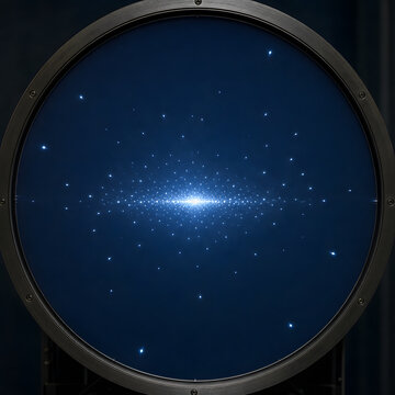 Particle Scattering Detector Screen With Forward Impact Flashes