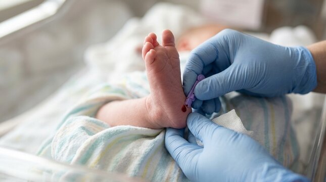 Newborn Heel Lance Capillary Blood Sampling Procedure