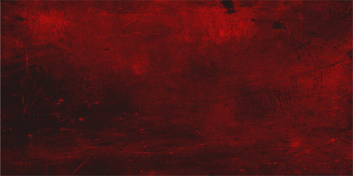 Grunge red textured background with paint splatter vintage dirty wall style design backdrop