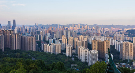Obraz premium Chongqing , China - June 07, 2026: Chongqing city during the day