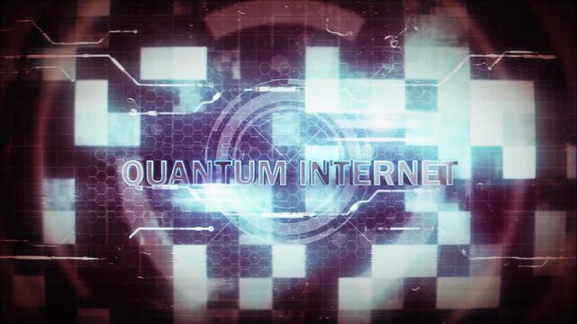 Quantum Internet Words On Digital Technology