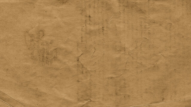 Old paper texture. Stains and ink spatter and white faded brown paper parchment background
