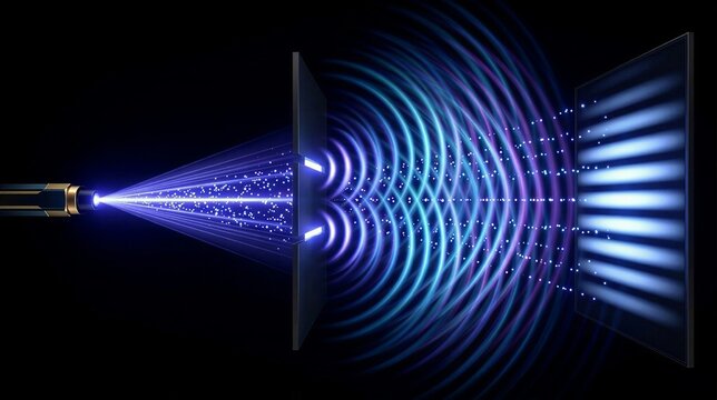  Double-Slit Wave-Particle Duality Illustration