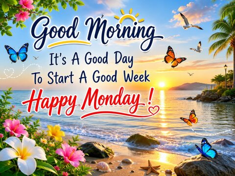 Happy monday ang good morning