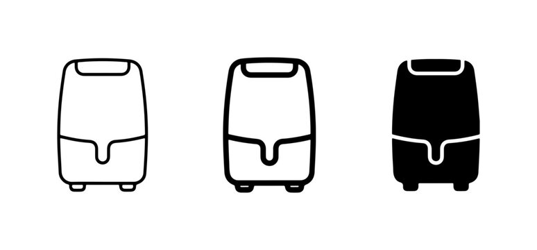 Humidifier Icons, Air Purifier Vector Set, Home Appliance Line Art