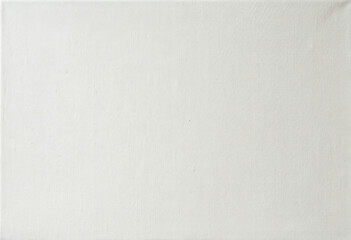 Fototapeta premium A plain, off-white canvas is presented. The texture of the fabric is visible, with subtle variations in tone and a slightly rough surface.