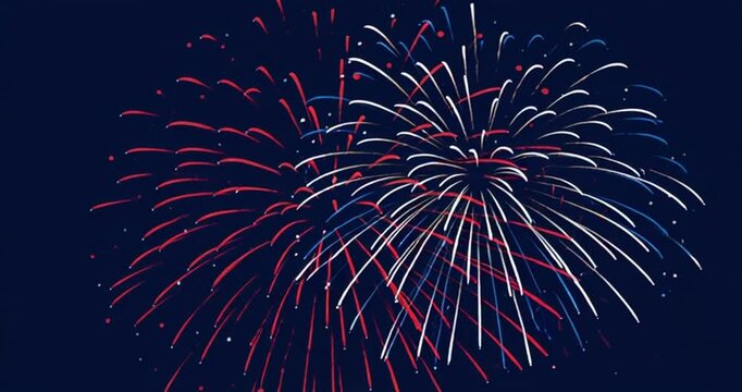 America 250 years anniversary, USA Independence, fireworks 
