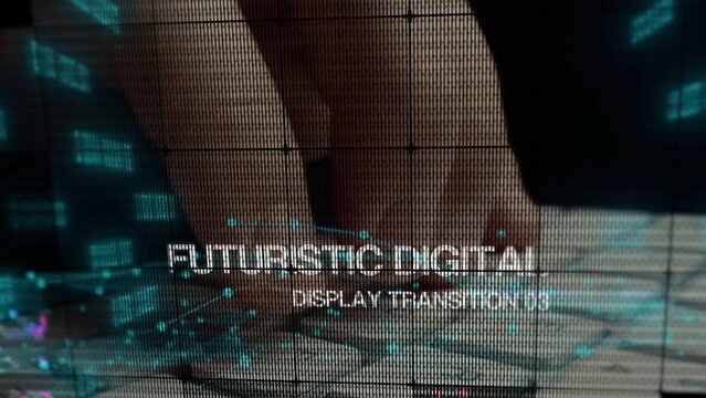 Futuristic Digital Display Transition 03