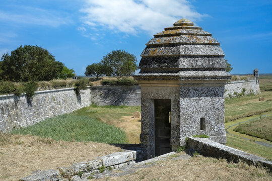 &eacute;chauguette sur les remparts de Brouage, Charente Maritime
