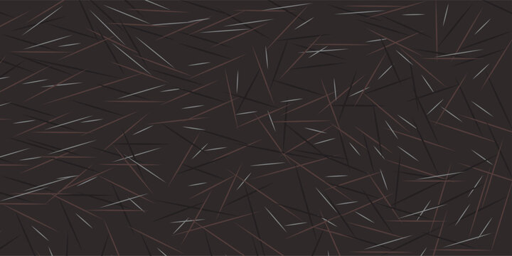 Abstract geometric pattern featuring random intersecting lines in dark brown, gray, and black tones. New EPS Vector