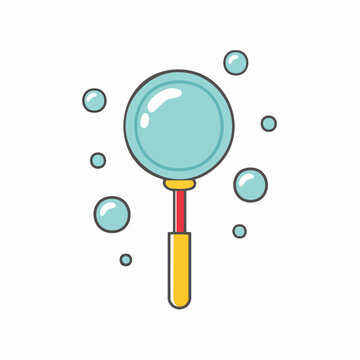 Bubble Wand and Bubbles Icon