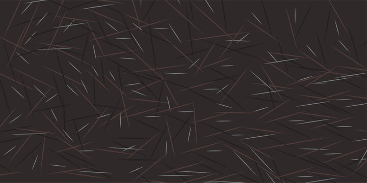 Abstract geometric pattern featuring random intersecting lines in dark brown, gray, and black tones. New EPS Vector