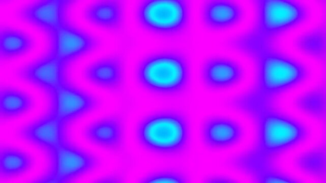 Vibrant Blue and Magenta Abstract Liquid Waves Background Loop