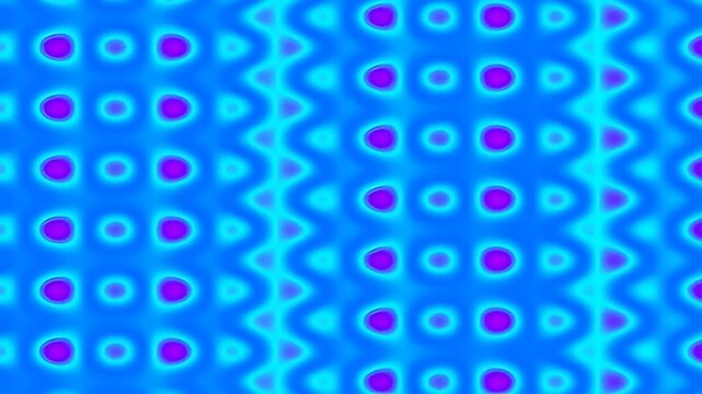 Vibrant Neon Abstract Wavy Pattern with Pulsating Dots Loop