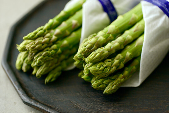 Closeup of fresh asparagus