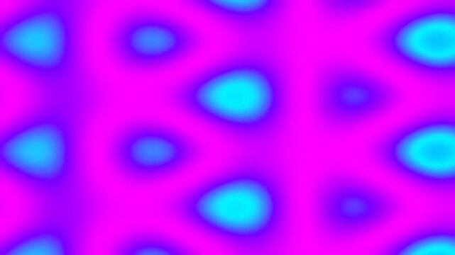 Vibrant Neon Blue Magenta Abstract Organic Motion Background