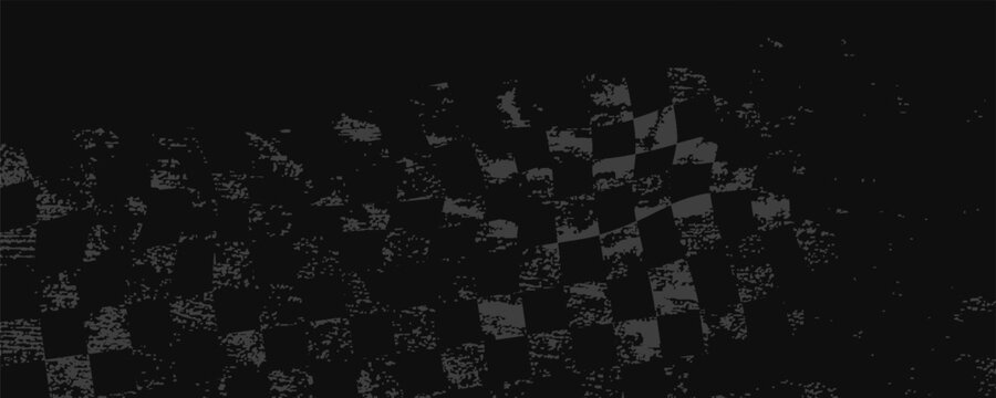 race, checkered flag background vector