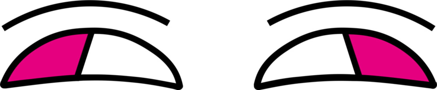 mocking eyes