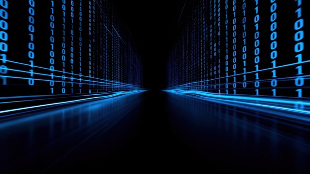 Digital binary code tunnel