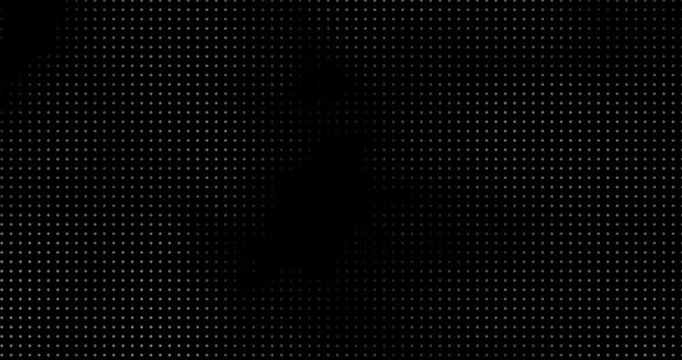 Dot white black pattern gradient texture background. Abstract pop art halftone and retro style. Motion graphics of color background concept