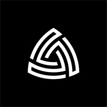 The Triple P Triangle Logo features a sleek, interwoven geometric design. This modern, futuristic style is ideal for tech startups, cybersecurity, or data firms focusing on complex innovation.
