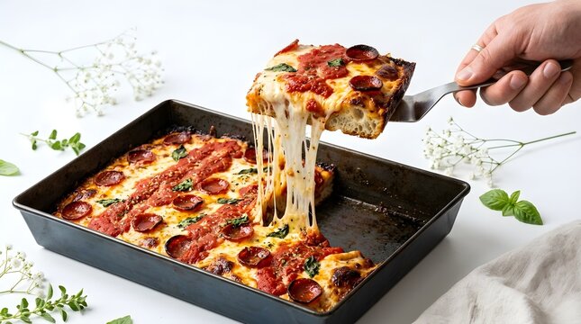 Authentic Detroit Style Pizza