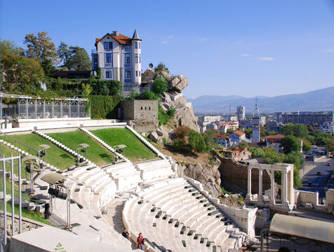 The ancient theatre of Philippopolis is a historical building in the city center of Plovdiv (ancient Philippopolis), Bulgaria.