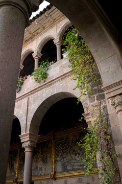 Courtyard views in Cusco, Peru.