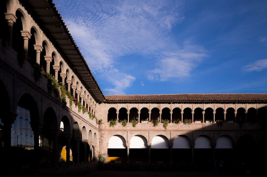 Courtyard views in Cusco, Peru.