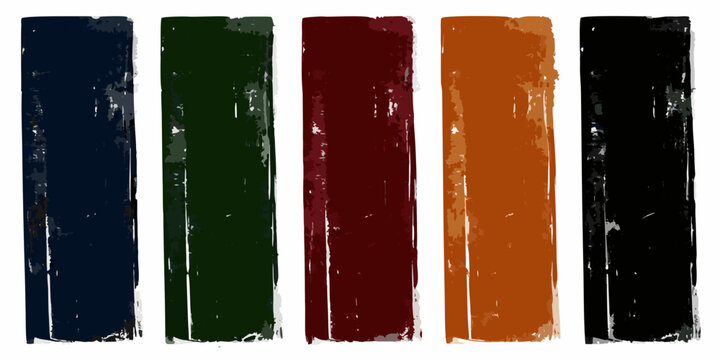Rectangular Blocks With Textured Surfaces Against A White Background