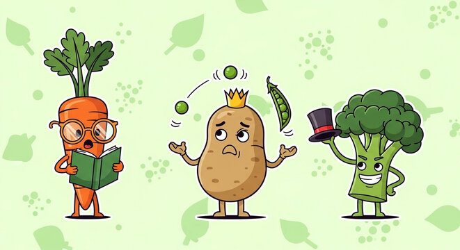 funny cartoon carrot