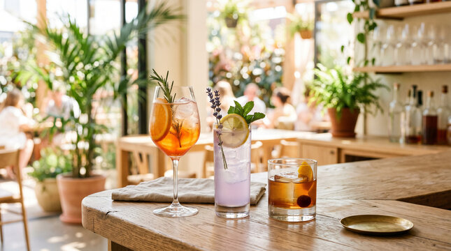 table setting in restaurant