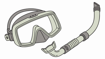 Scuba diving gear includes mask © Click Return