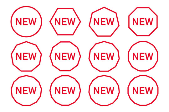 Bold New Product Launch Announcement with Red Ribbon Sticker