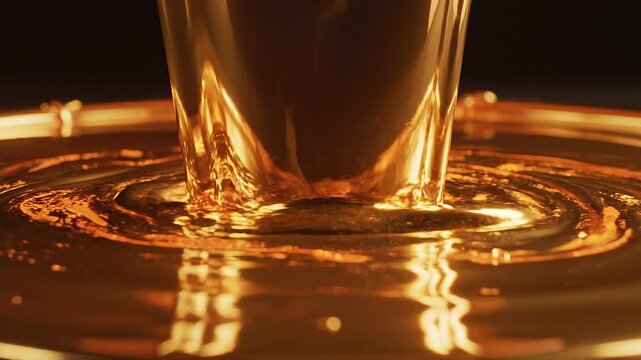 Molten gold liquid metal flowing abstract luxury premium background