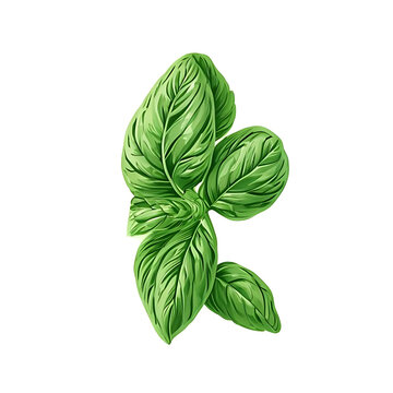 Fresh green leafy vegetable bunch isolated on white.