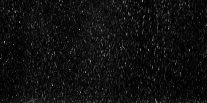 4k Rain over black background, realistic rain can be use in your composition, Rain hits the ground effect, Splashing rain
