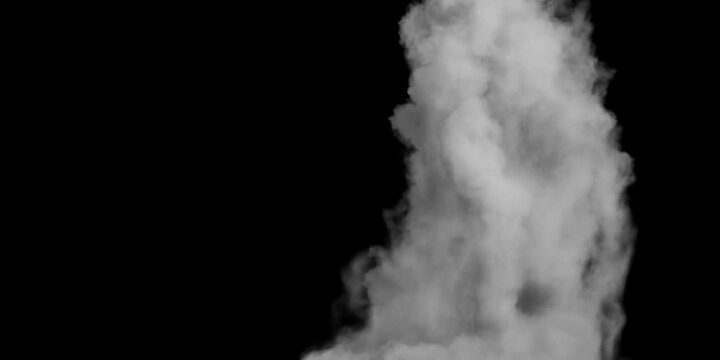 Dusty bullet hits on a wall with chunks of debris flying out . Powder explosion on black background. Impact dust particles. Dust explosion in front of black background, slow-motion close up. 