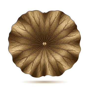 Golden brown baked puff pastry shell with intricate folds.