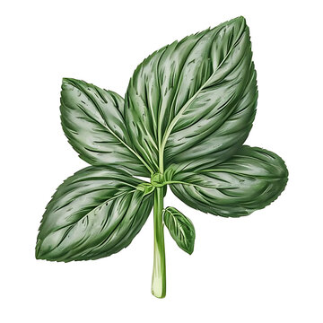 Close up of a fresh green leaf with veins.