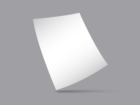 Blank A4 paper template for presentation documents, brochures or advertising materials.