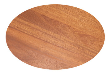 Oval ausgeschnittene freigestellte isolierte Iroko Holz Oberfläche vor transparentem Hintergrund im PNG Format © stefan rohner